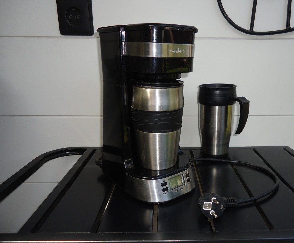 Nedis Single Serve Koffiezetapparaat met Timer, Caravans en Kamperen, Ophalen of Verzenden