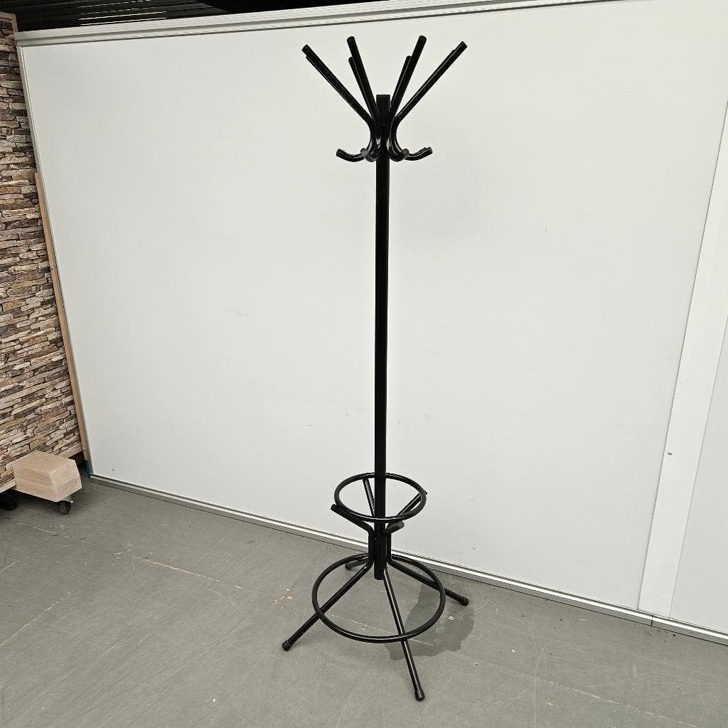 metalen staande kapstok garderobe - 182 cm hoog, Ophalen, Gebruikt, Metaal, Staande kapstok