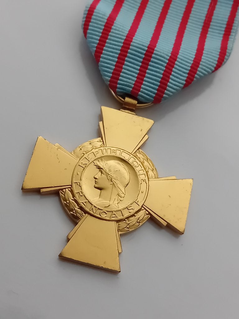 Medaille Frankrijk - Croix du combattant - Soldatenkruis, Verzenden, Landmacht, Overige gebieden, Lintje, Medaille of Wings