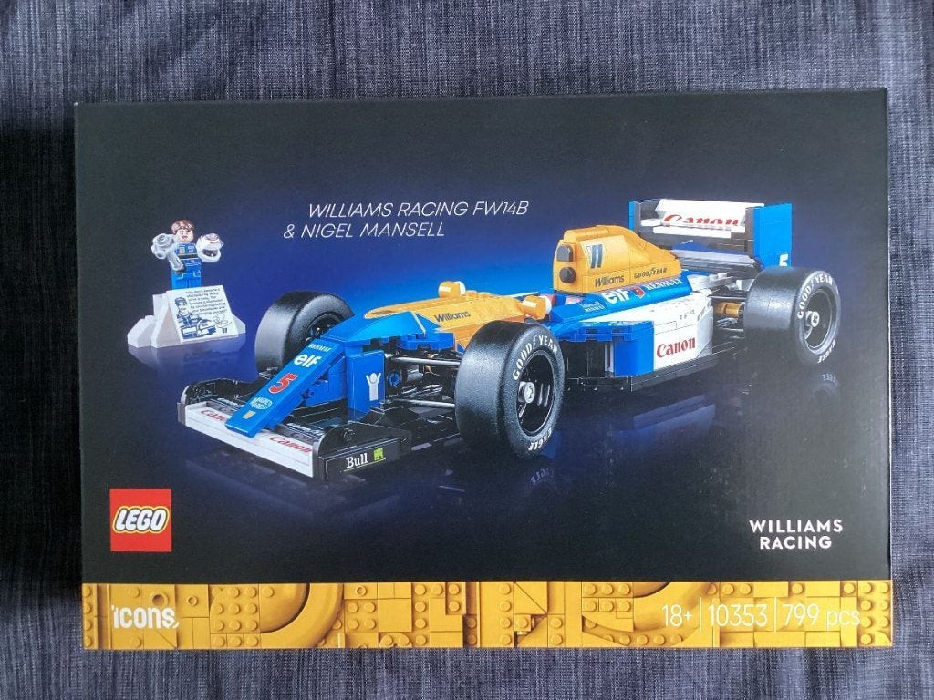NIEUW Lego Icons Williams Racing FW14B & Nigel M. (10353), Ongeopend/sealed, Lego, Nieuw, Ophalen of Verzenden