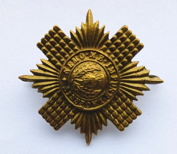 Scots Guards Cap Badge Wo2, Verzamelen, Ophalen of Verzenden, Engeland, Embleem of Badge