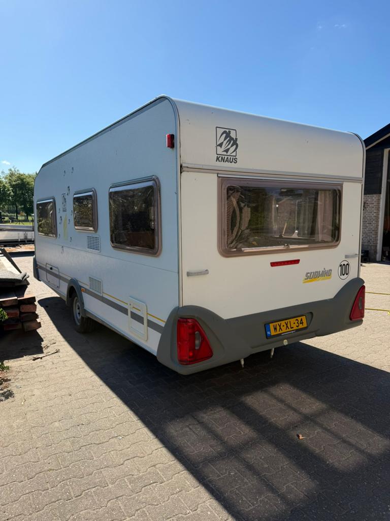 Knaus Sudwind 500, Vast bed, Rondzit, Airco, Particulier