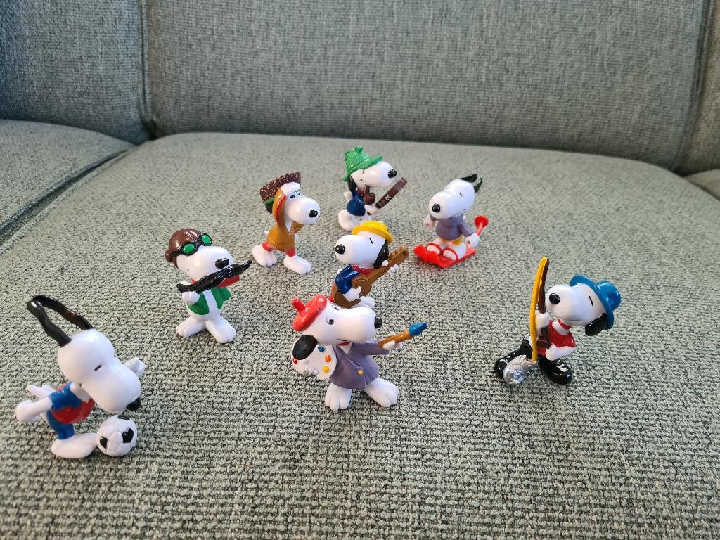 Snoopy schleich vintage pvc poppetjes, Verzamelen, Schleich, Ophalen of Verzenden, Zo goed als nieuw, Nvt