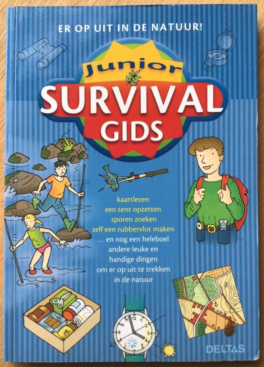 Junior Survival Gids van Deltas - ZGAN, Ophalen of Verzenden, Zo goed als nieuw