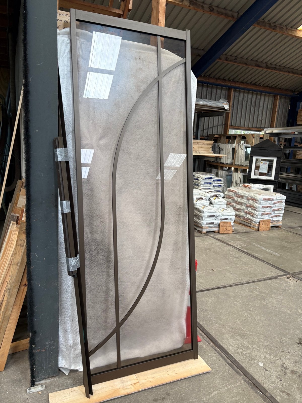 Glazen scheidingswand, Doe-het-zelf en Verbouw, Ophalen, Gebruikt, ., Overige typen