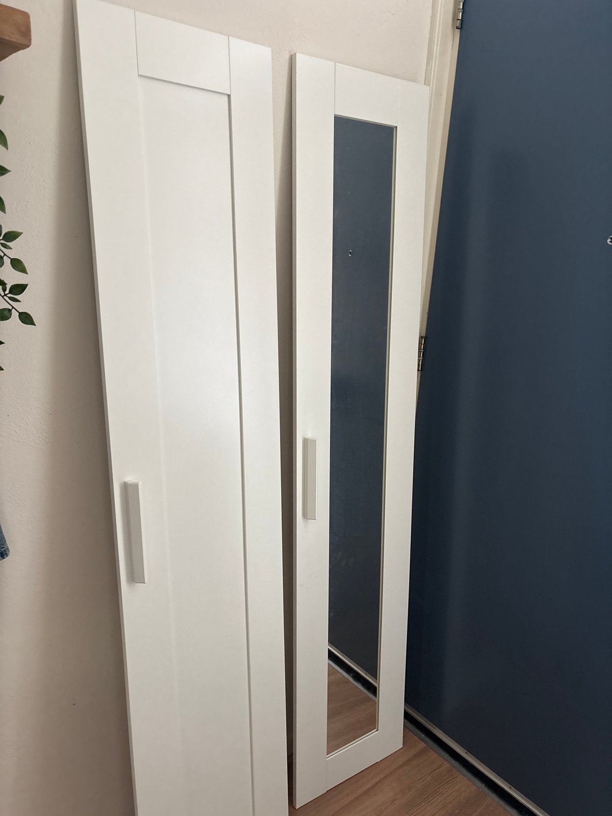IKEA Brimnes kastdeuren: 2 met spiegel, 2 zonder 10 per stuk, Huis en Inrichting, Kasten | Kledingkasten, Ophalen, Gebruikt, 200 cm of meer
