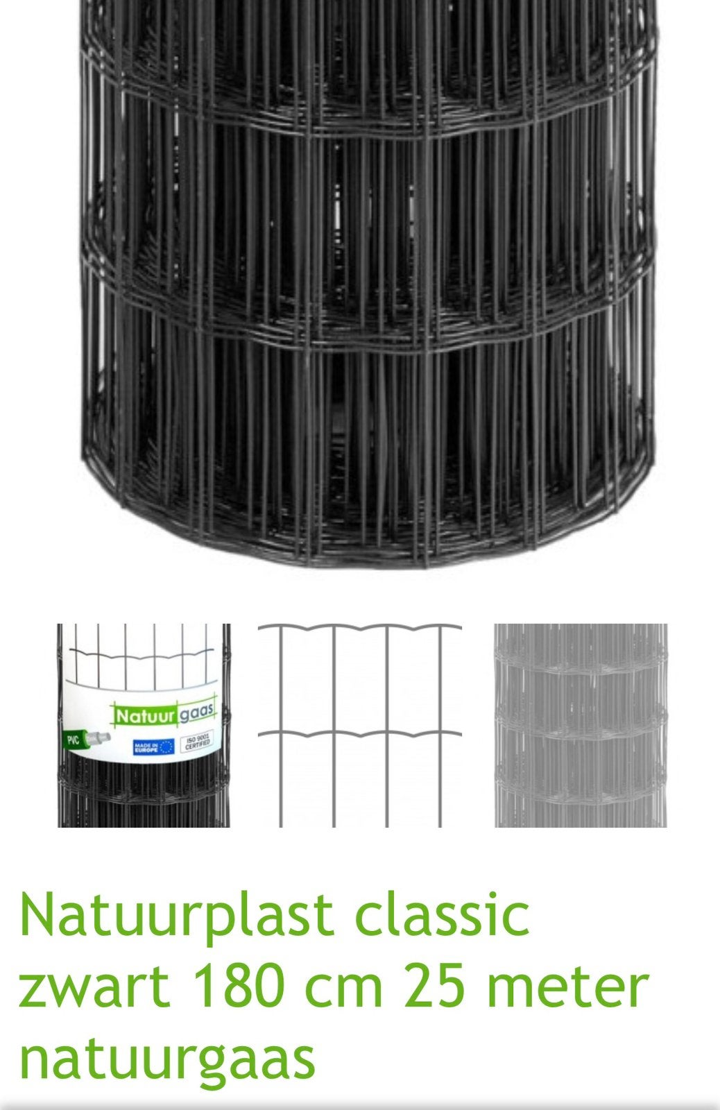 Gaasrol +\- 20 meter, Tuin en Terras, Ophalen, Nieuw, 20 meter of meer, Gaas