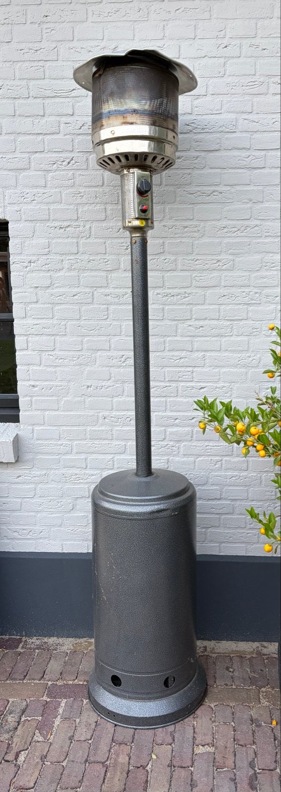 Terrasverwarmer op gas - Gebruikt, Tuin en Terras, Terrasverwarmers, Ophalen, Gebruikt, Gas, Vloer