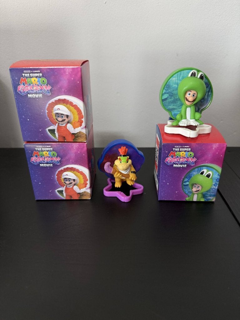 Super Mario Happy Meal McDonalds figuurtjes, Ophalen of Verzenden, Nieuw