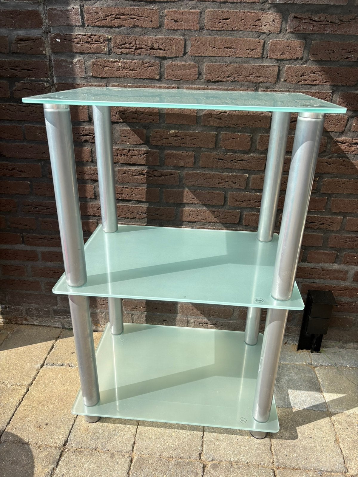 Open kastje met veiligheidsglas, Ophalen, Gebruikt