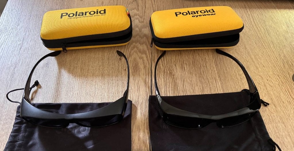 Polaroid Overzetzonnebril - Set van 2, Overige merken, Zonnebril, Zwart, Ophalen of Verzenden