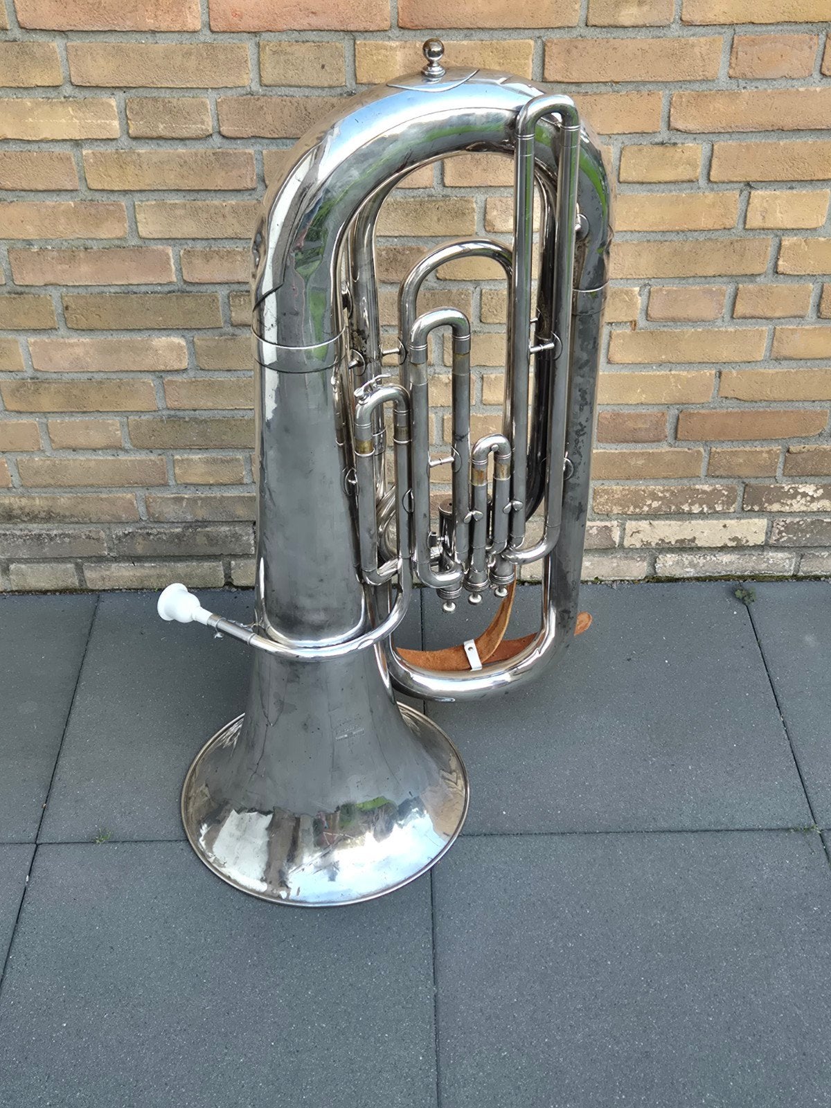 Besson Westminster bes bas / bastuba, Muziek en Instrumenten, Ophalen, Gebruikt, Bes-tuba, Met koffer of draagtas