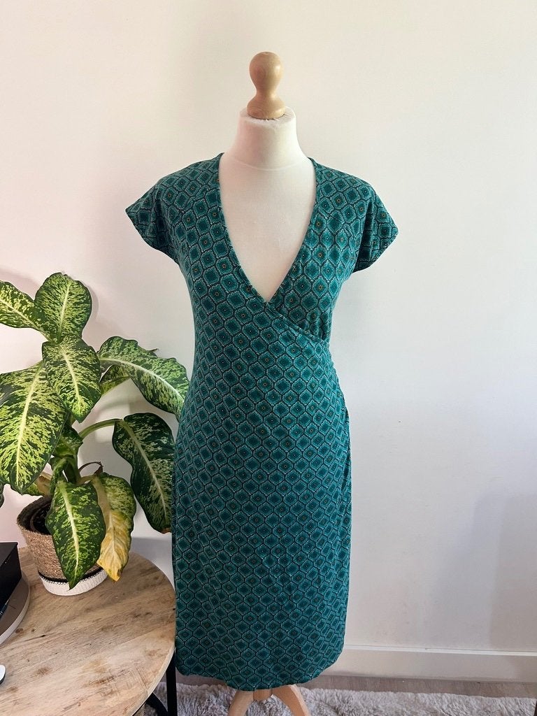 King Louie maat L groene retro crossdress 3464