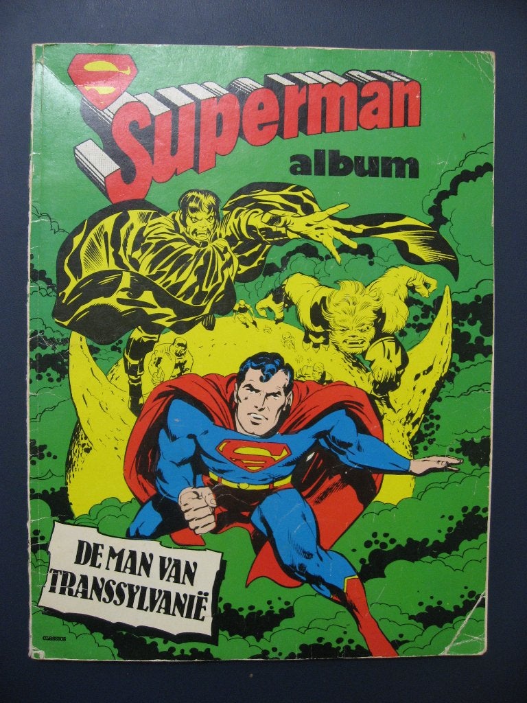 Superman album. Nr 1. De man van Transsylvanie. 1978, Boeken, Eén stripboek, Ophalen of Verzenden, Gelezen