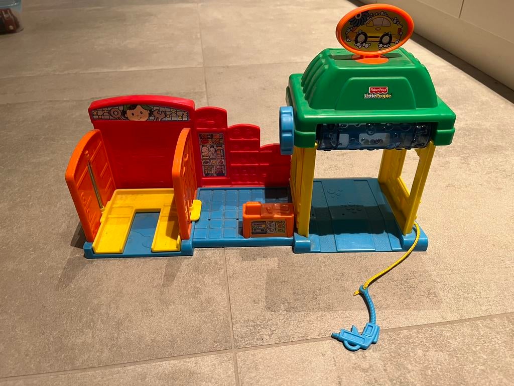 Speelgoed wasstraat/tankstation, Ophalen, Gebruikt, Auto of Voertuig