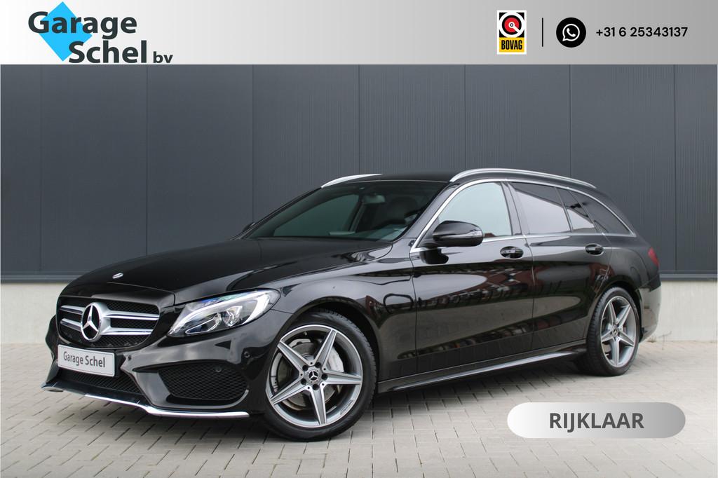 Mercedes-Benz C-Klasse Estate 180 Sport Edition Premium Plus, Auto's, Automaat, 12 maanden, Achterwielaandrijving, Zwart