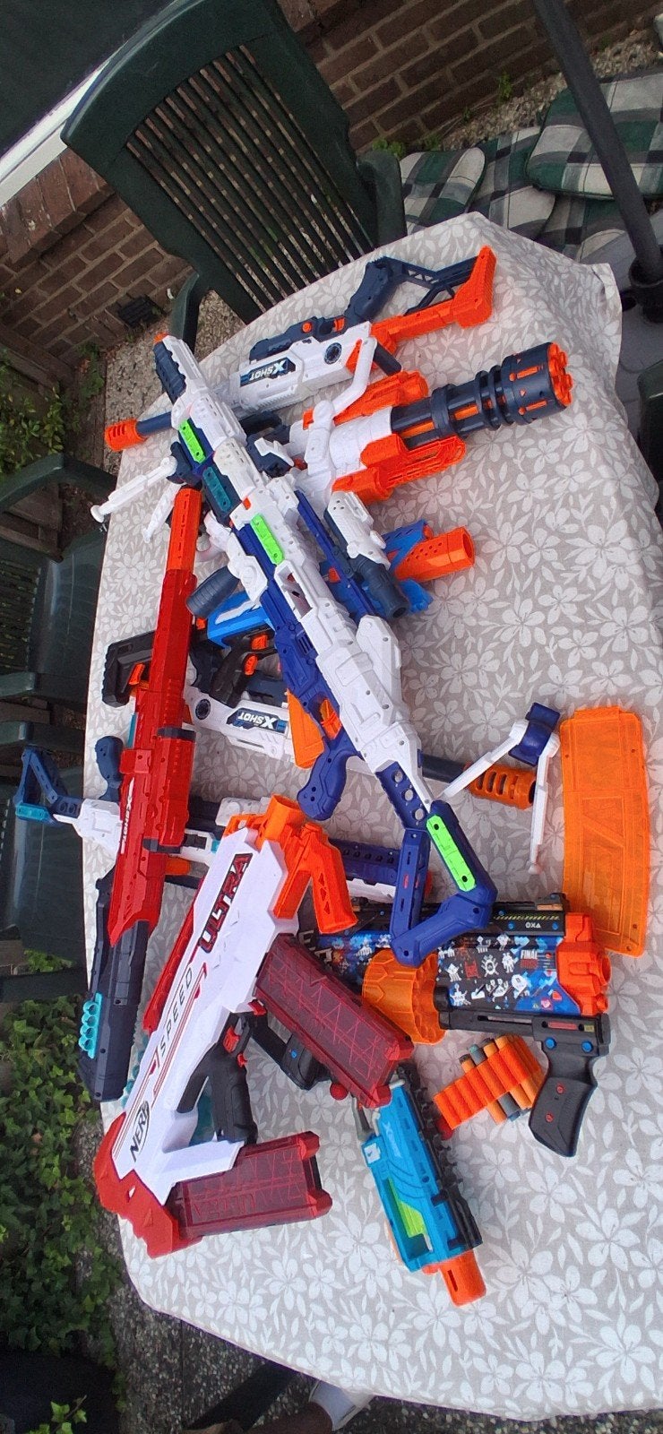 Grote partij X-Shot en Nerf Ultra speelgoedpistolen, Ophalen, Gebruikt, Jongen of Meisje