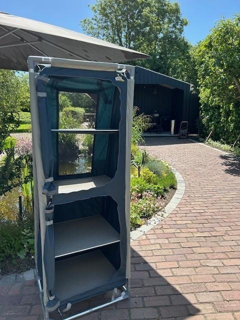 Schuine campingkast 165 cm hoog - Defa camper collection, Ophalen, Gebruikt, Campingkast
