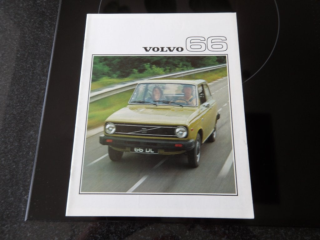 folder Volvo 66 1976, Verzenden, Zo goed als nieuw, Volvo