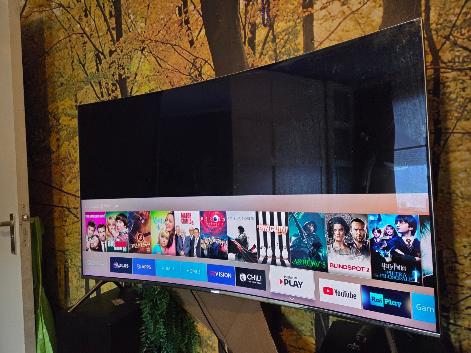 Samsung Curved Smart TV, Ophalen, Gebruikt, Samsung, 100 cm of meer