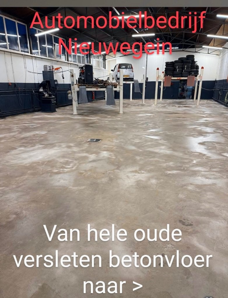 2k Epoxy Reparatie vloercoating - Betonplaten Stelconplaten
