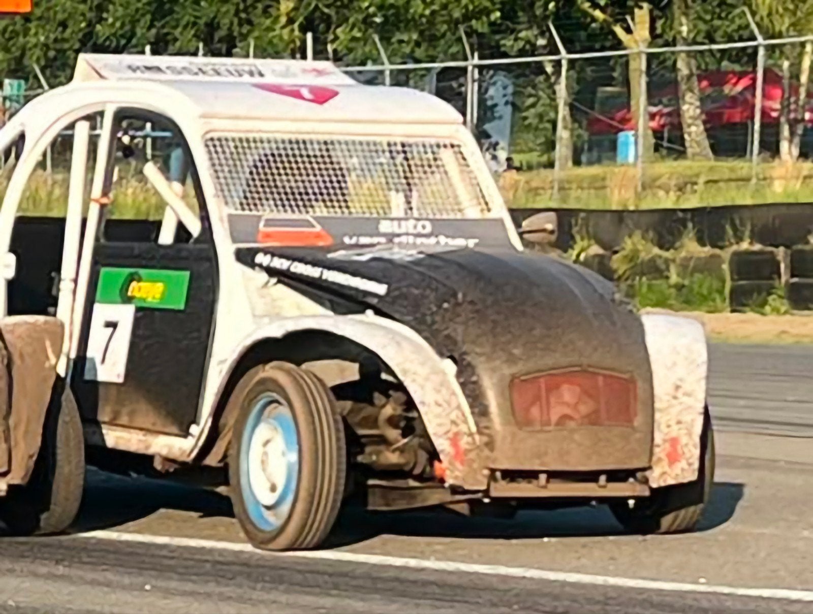 te koop 2cv rallycross eend, Ophalen