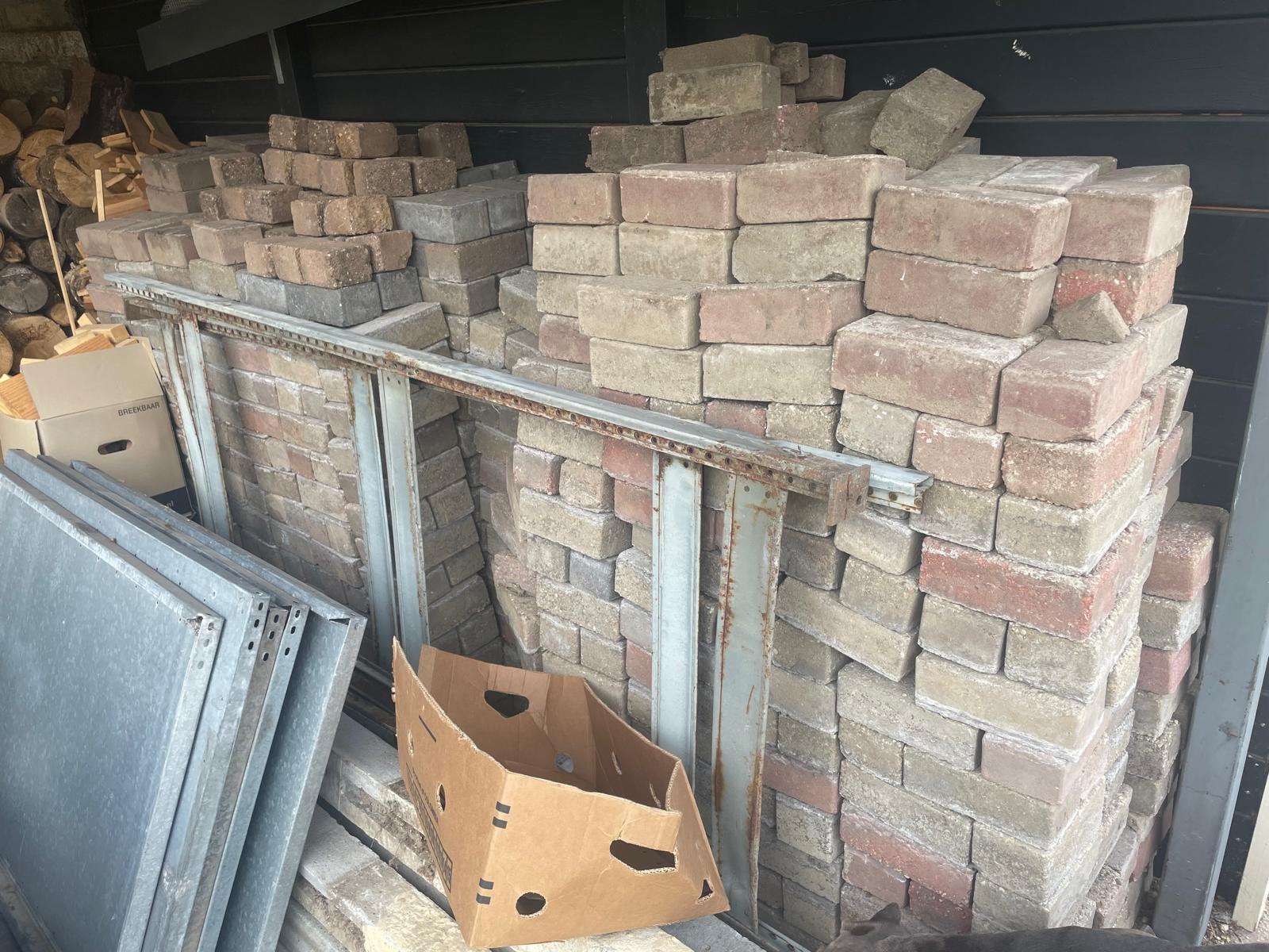 Zand en stenen gratis, Tuin en Terras, Ophalen, Gebruikt, Overige typen