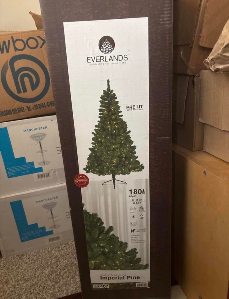 Kerstboom EVERLANDS, Ophalen, Gebruikt