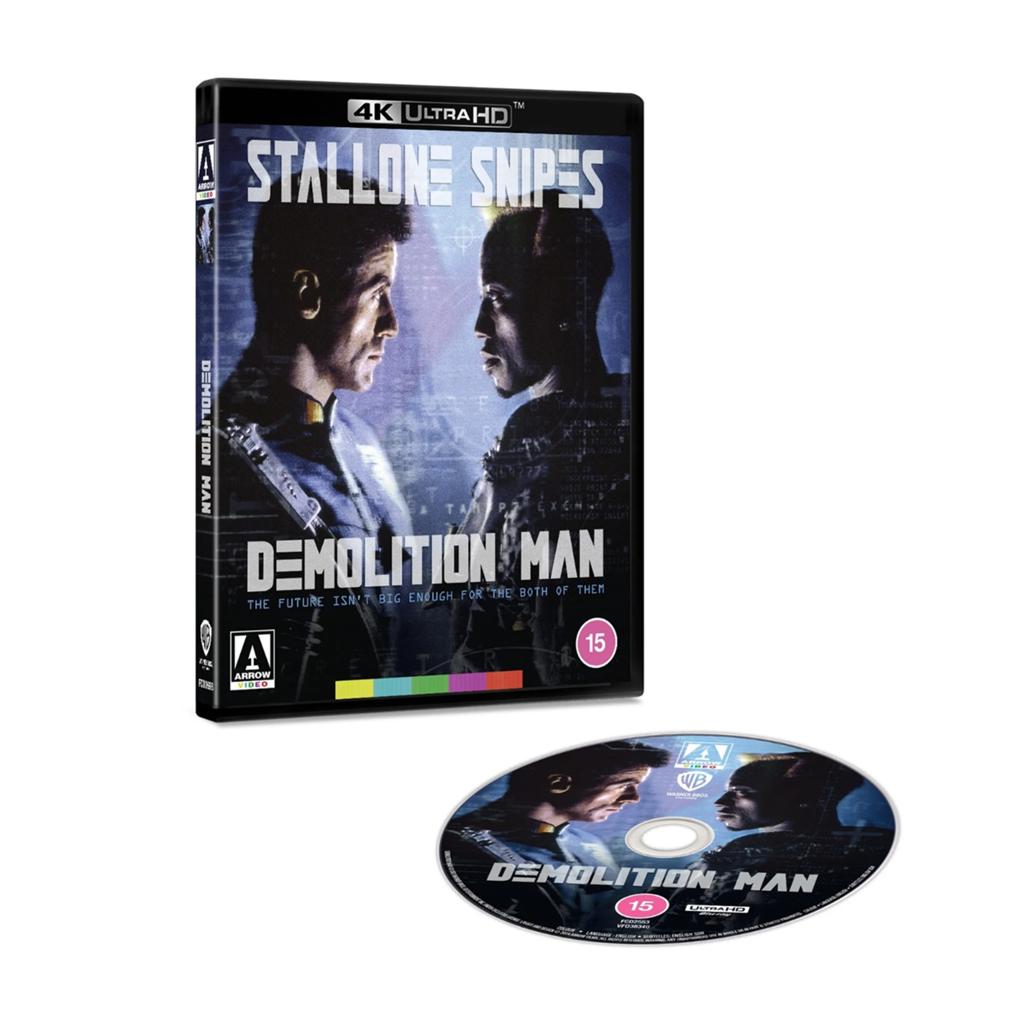 Demolition Man (Arrow Video) 4K UHD Blu-Ray UK (Sealed), Cd's en Dvd's, Blu-ray, Ophalen of Verzenden, Nieuw in verpakking, Actie