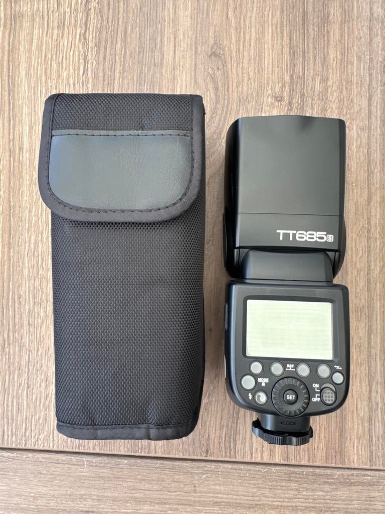 Godox flits TT685 S, Audio, Tv en Foto, Fotografie | Flitsers, Ophalen of Verzenden, Zo goed als nieuw, Overige merken, Kantelbaar