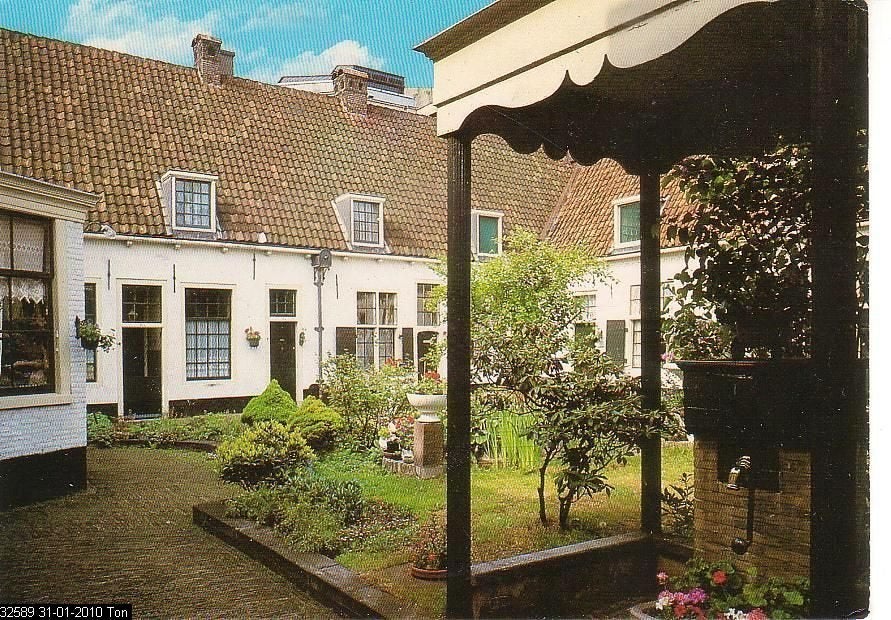 Ansichtkaart 	Haarlem	Bakenesserkamer	hofje, Verzamelen, Verzenden, 1980 tot heden, Gelopen, Noord-Holland