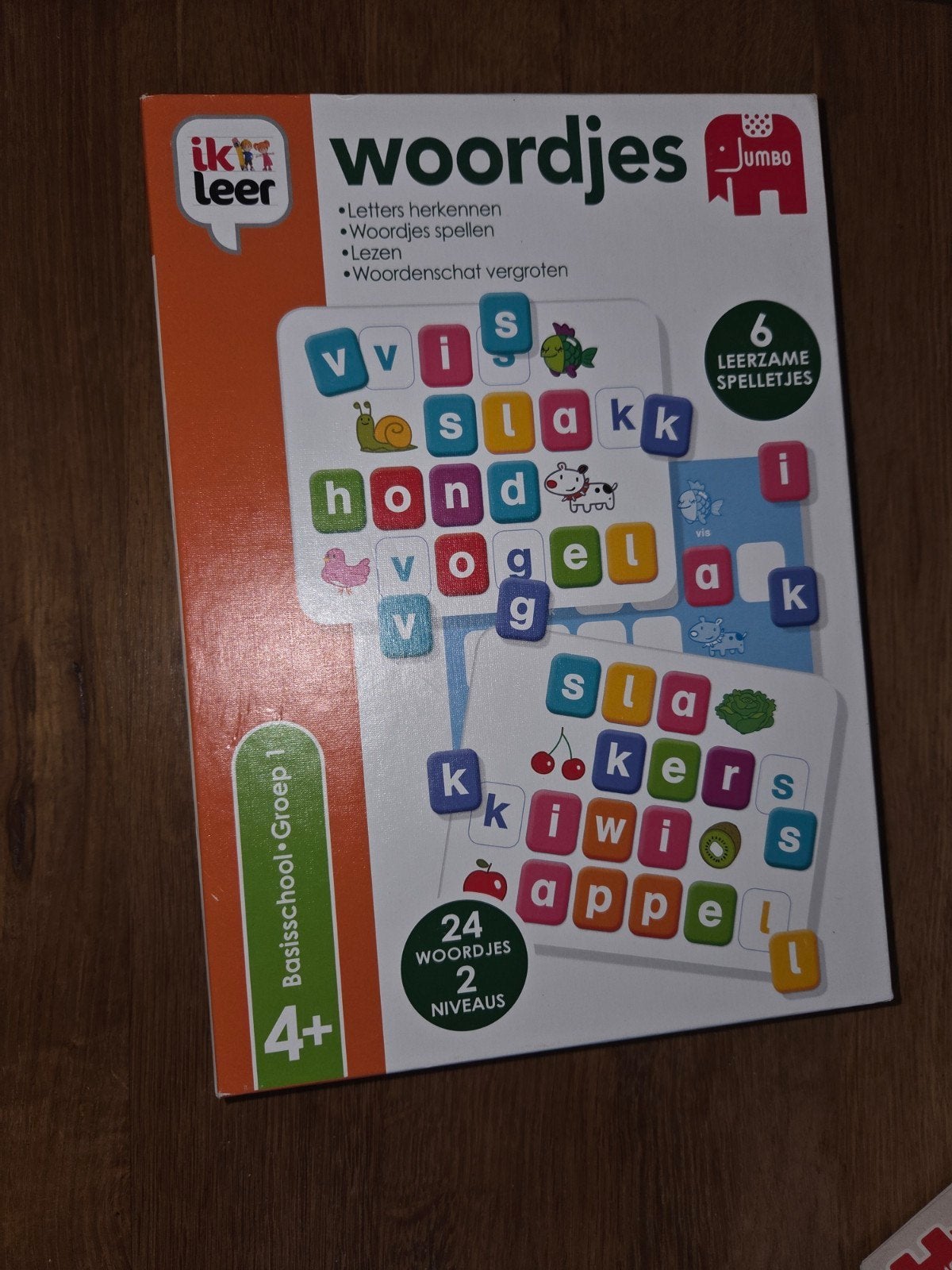 Jumbo Ik leer woordjes - Educatief spel voor 4+, Ophalen of Verzenden, Zo goed als nieuw, Taal en Lezen