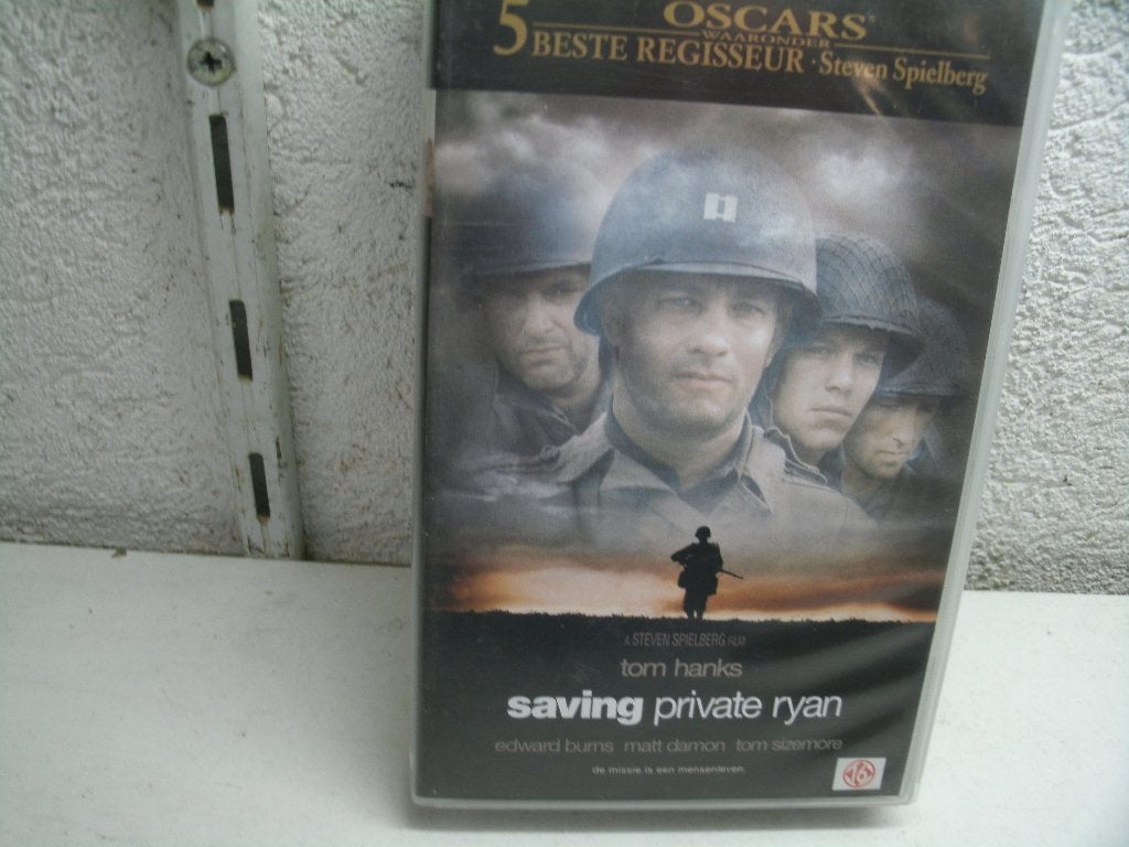 vhs 120b saving private ryan, Cd's en Dvd's, Vanaf 16 jaar, Ophalen of Verzenden, Zo goed als nieuw, Actie en Avontuur