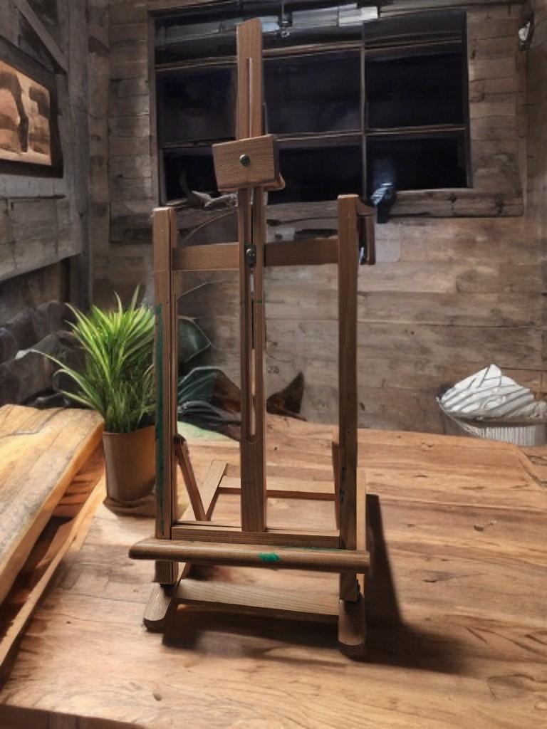 Houten Ezel - Perfect voor Kunstenaars, Hobby en Vrije tijd, Schilderen, Ophalen, Ezel