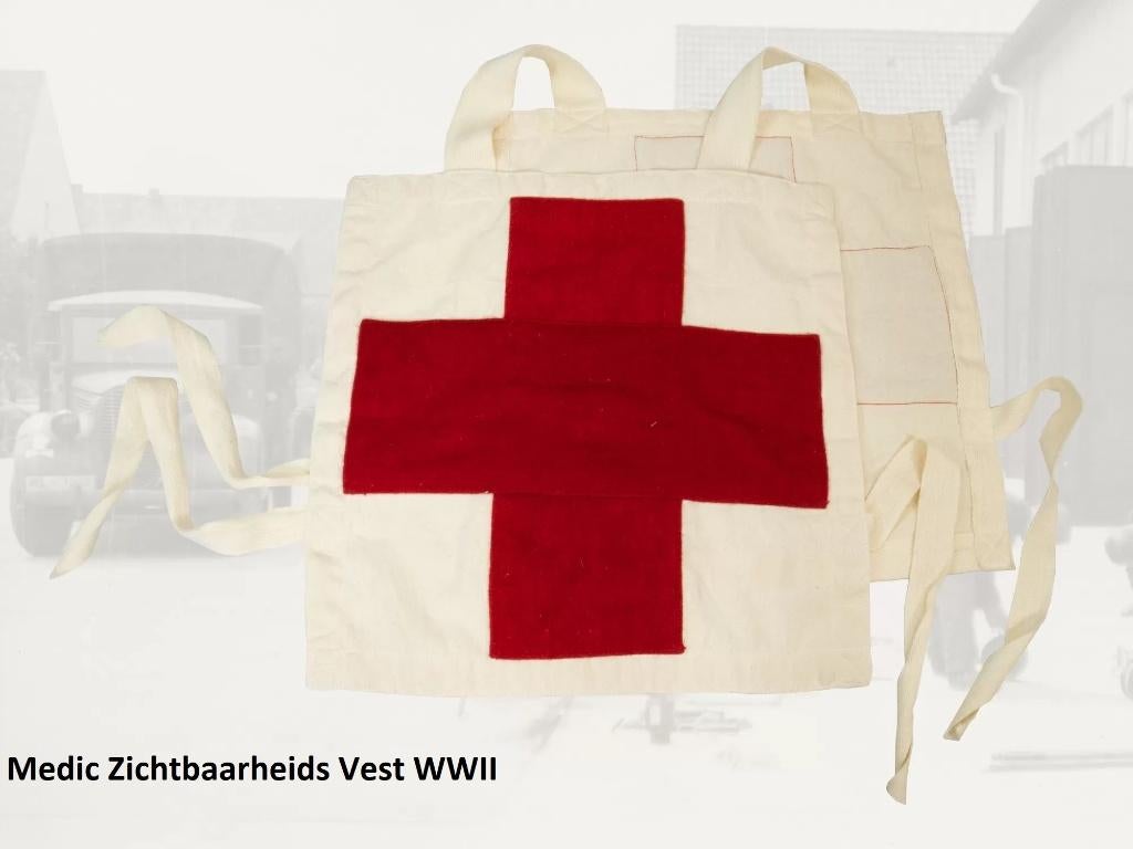 Medic,Zichtbaarheids,Vest,WWII, Verzenden, Landmacht, Amerika, Kleding of Schoenen