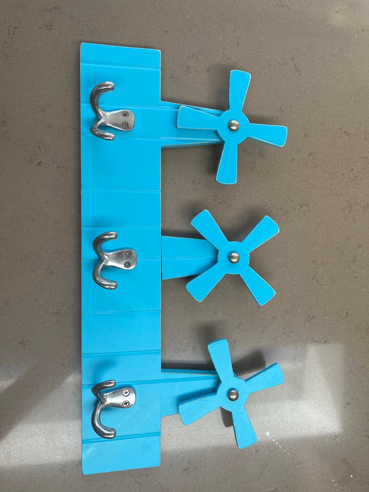 Lief! Lifestyle Kinderkapstok Blauw met Windmolens, Gebruikt, Minder dan 100 cm, Hout, Ophalen