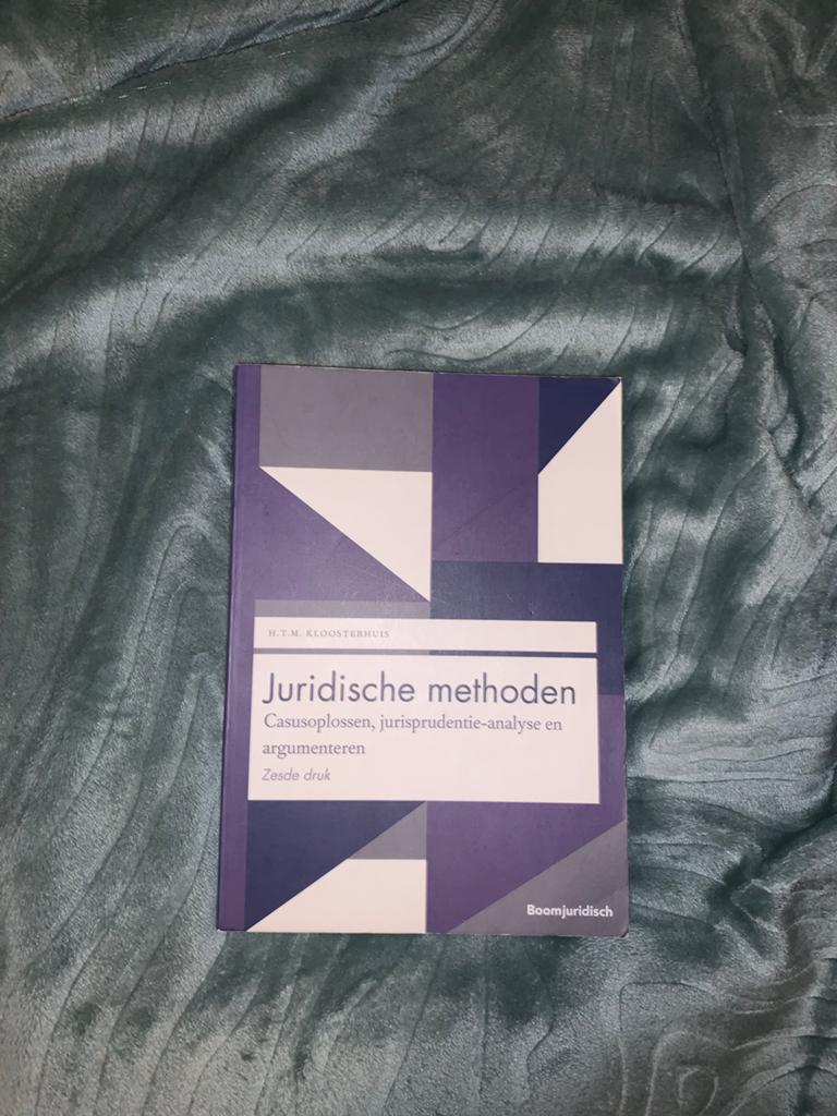 H.T.M. Kloosterhuis - Juridische methoden, Gelezen, Sociale wetenschap, H.T.M. Kloosterhuis, Ophalen of Verzenden