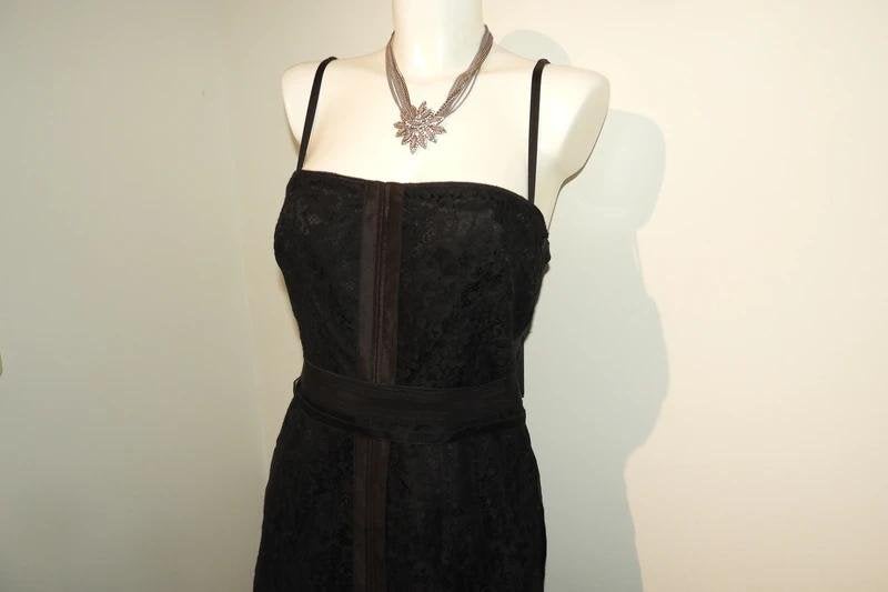 Dolce & Gabbana eerstelijns jurk soort kant look zijdeNieuw, Dolce & Gabbana, Verzenden, Zwart, Nieuw