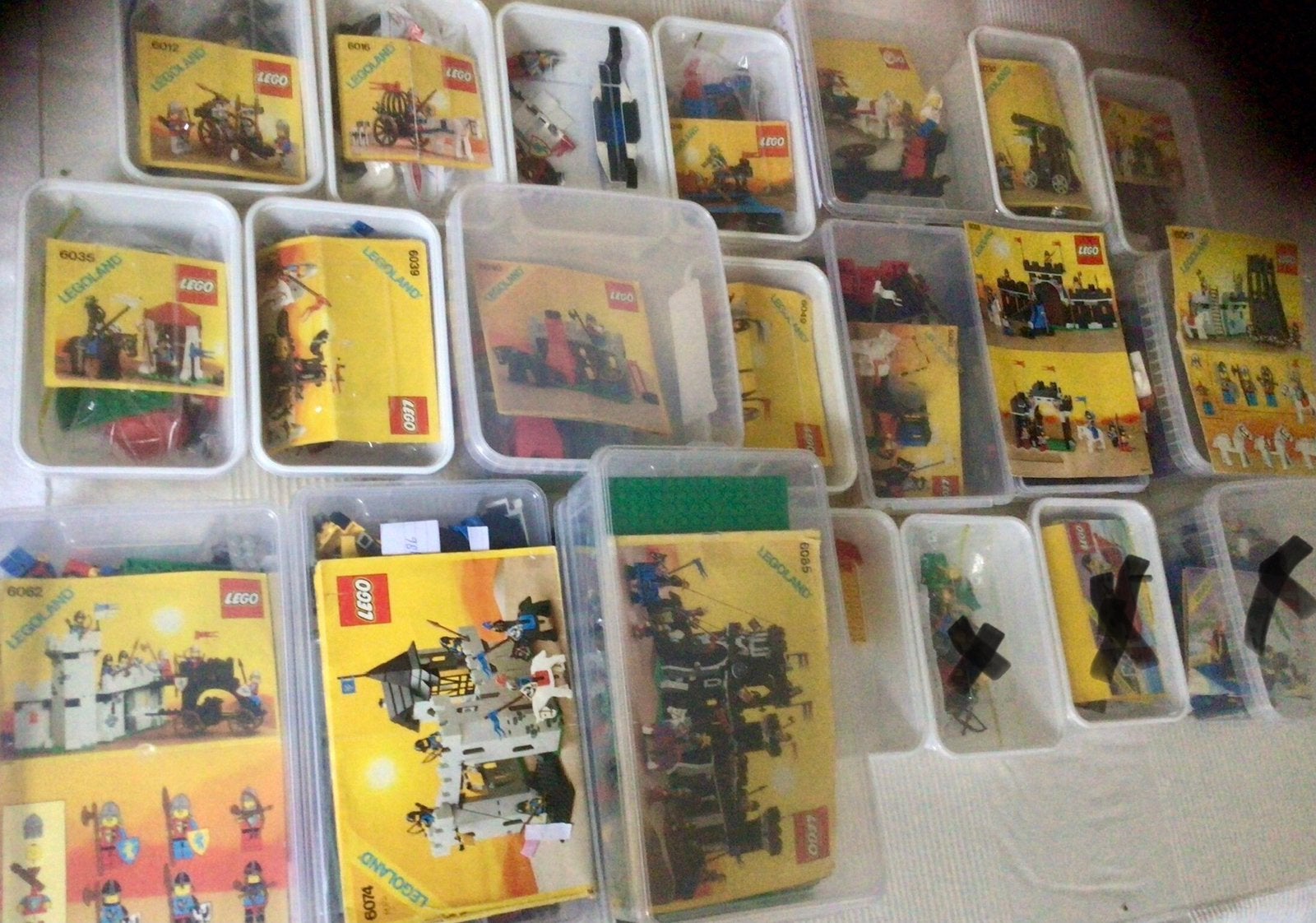 18 iconische sets Ridderlego kastelen Legoland jaren 80, Ophalen, Gebruikt, LEGOLAND, Complete set