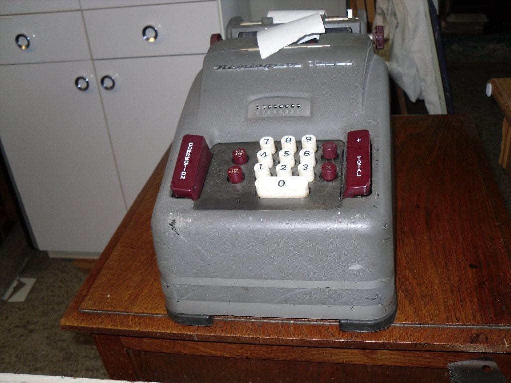 remmington rand tel machine, Ophalen, Gebruikt