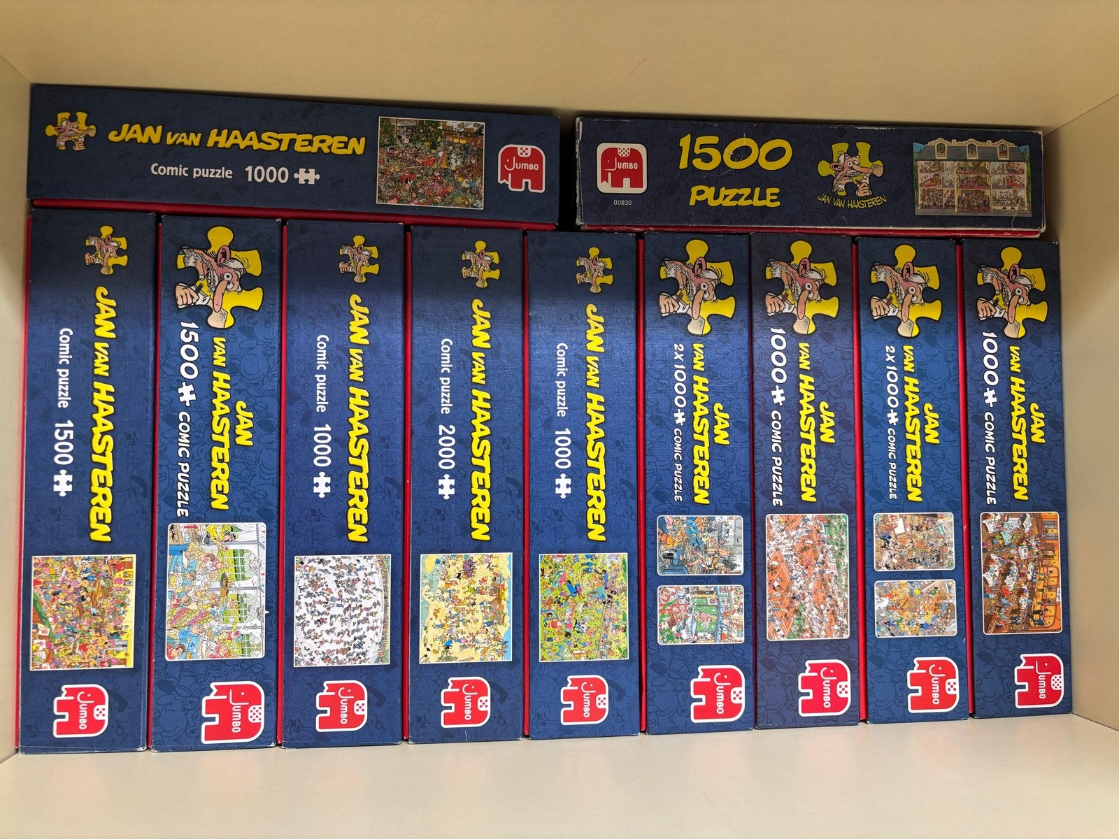 Jan van Haasteren puzzels, Ophalen, Meer dan 1500 stukjes, Gebruikt, Legpuzzel