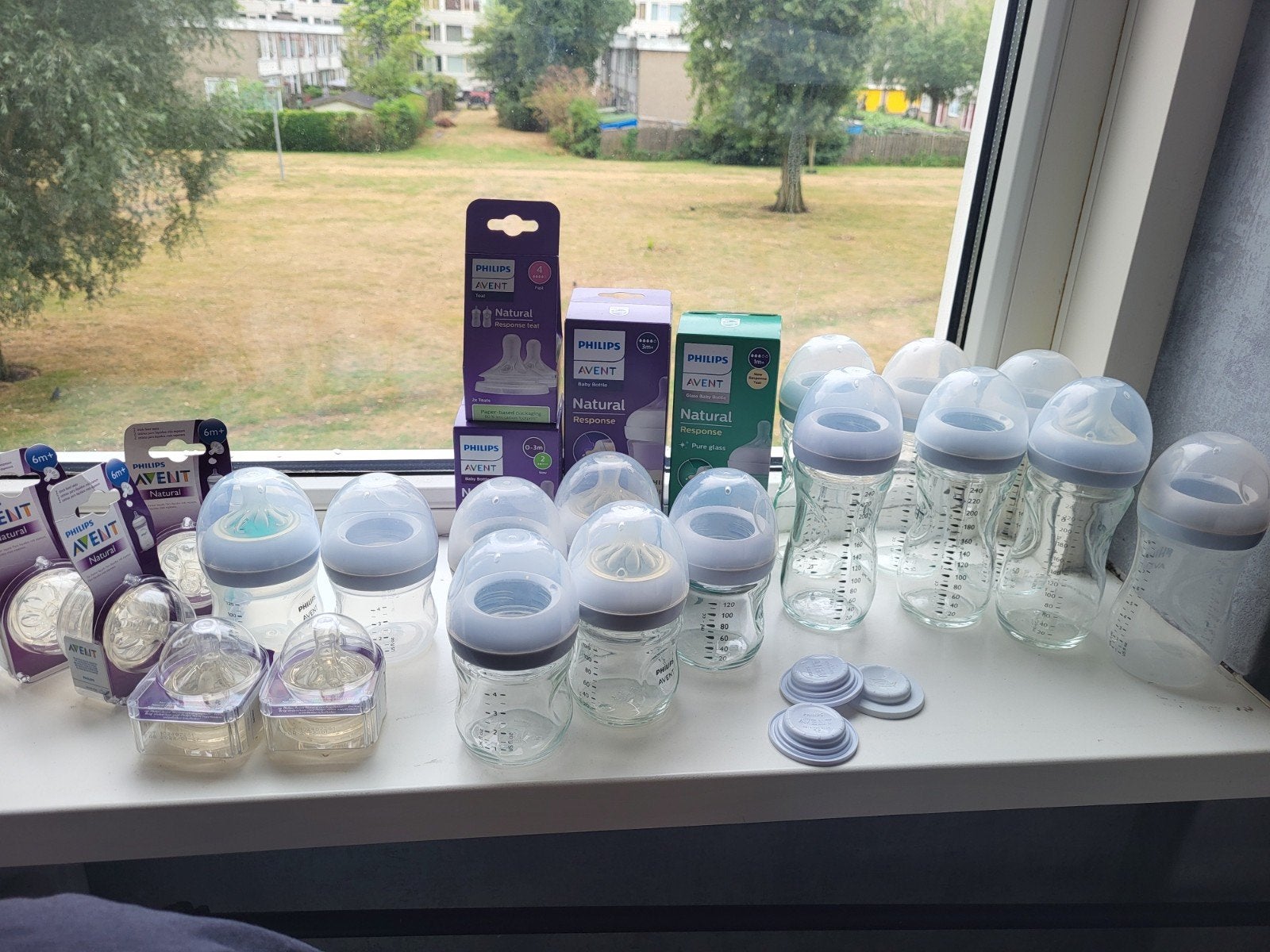 Philips Avent Babyflessen en Spenen - Grote Set, Gebruikt, Babyfles, BPA-vrij, Philips Avent