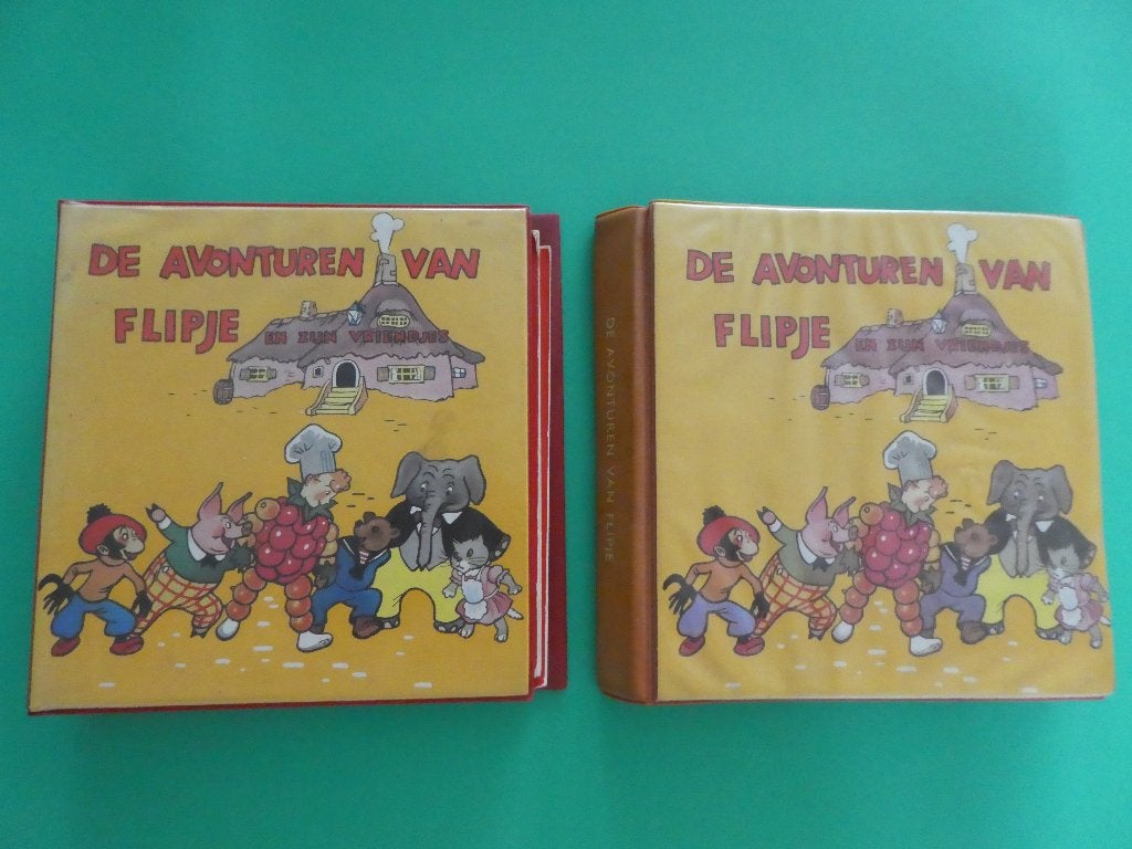 2 verzamelbanden Flipje deel 1 t/m 13 + 45 en 46, Meerdere stripboeken, Ophalen of Verzenden, Gelezen