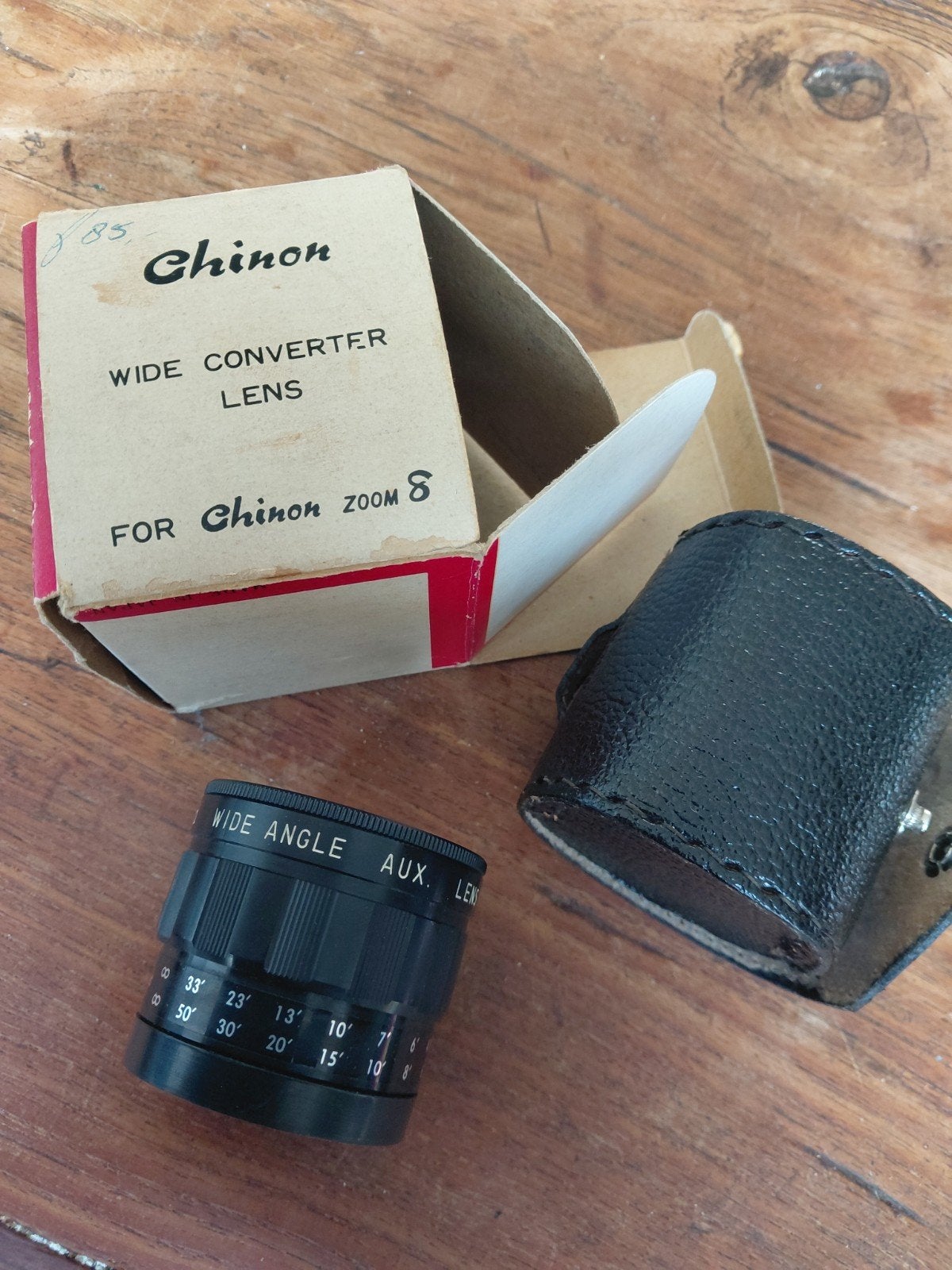 Chinon Wide Converter Lens voor Chinon Zoom 8, Overige merken, Gebruikt, Beschermhoes/tas, Ophalen of Verzenden