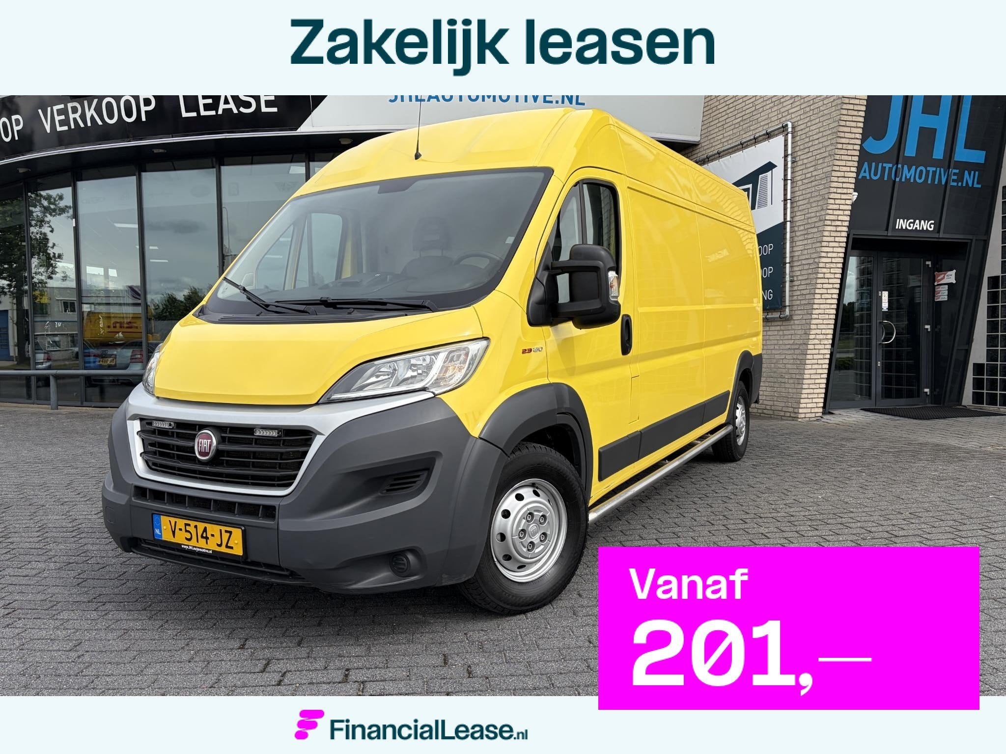 Fiat Ducato 35H 2.3 MultiJet L3H2*AUT.M*CRUISE*CAM*HAAK*, Euro 6, 3000 kg, Origineel Nederlands, Bedrijf