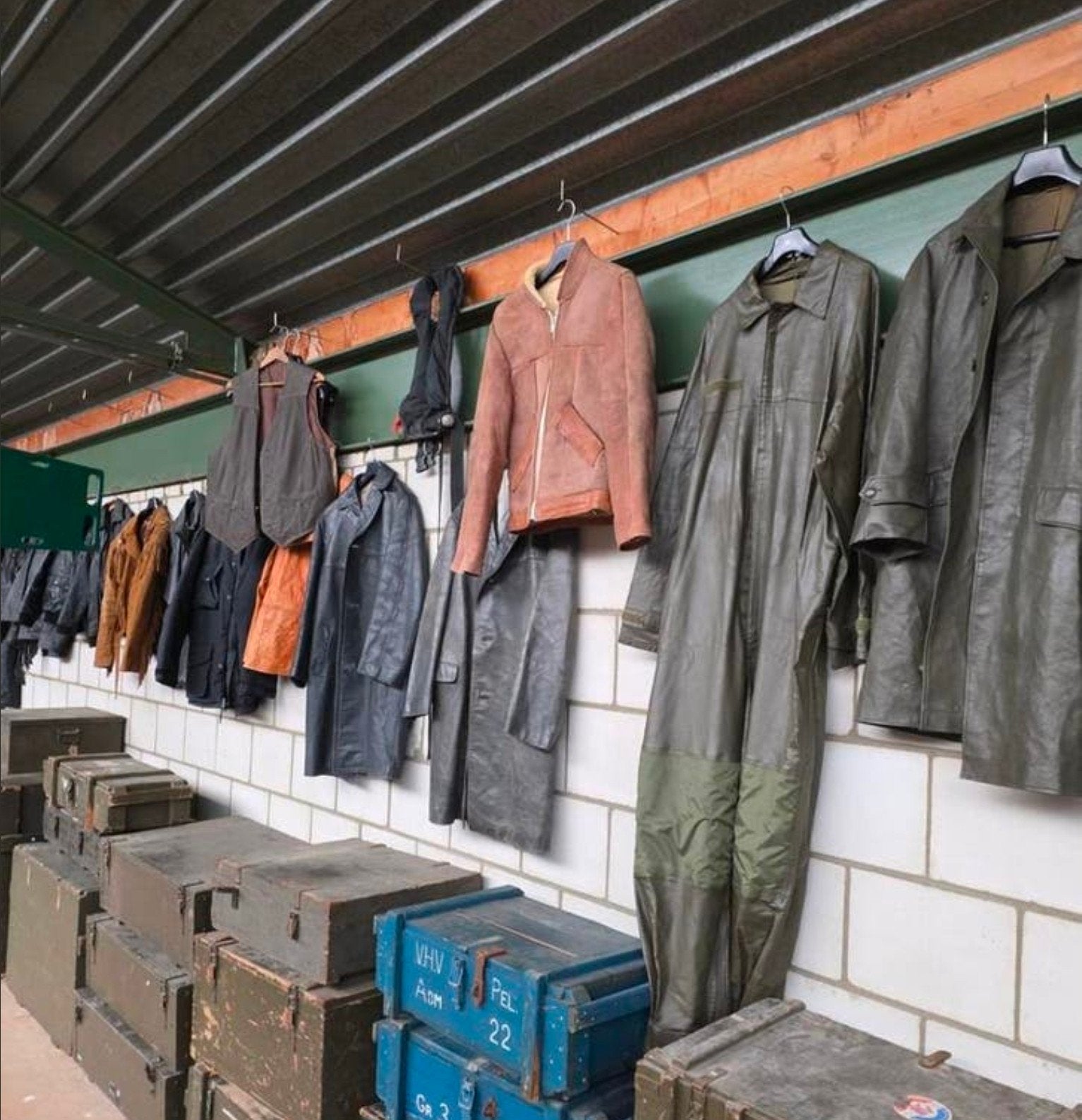 Mooie lederen jassen cowboy jas bruin zwart, Ophalen, ., Overige maten, .