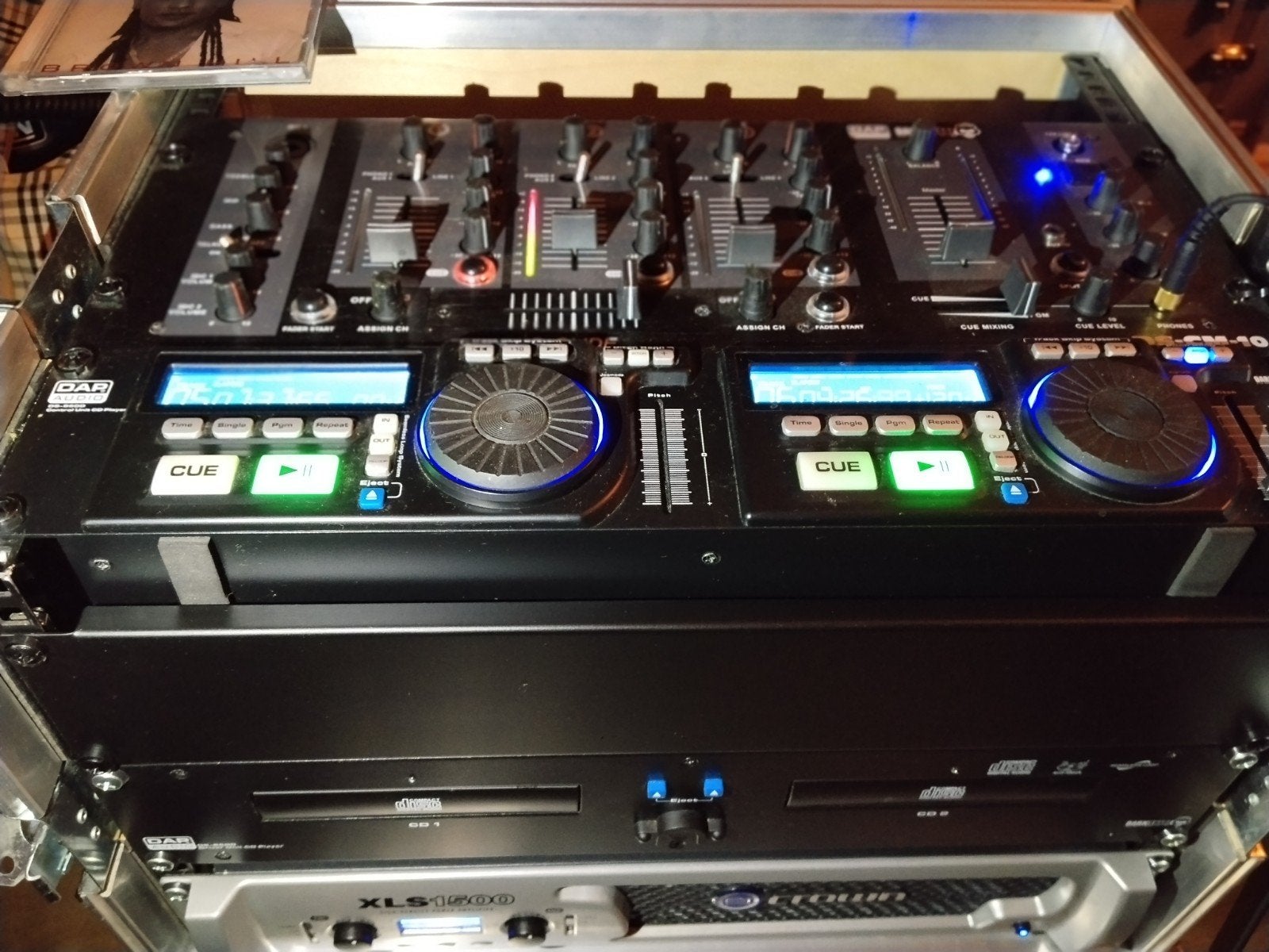 Complete DAP DJ-set met Devine speakers en Crown xls 1500 ve, Ophalen of Verzenden, Overige merken