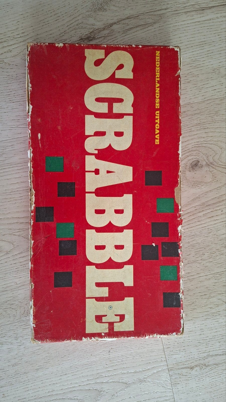 Vintage Scrabble Bordspel - Nederlandse Uitgave 1954, Drie of vier spelers, Ophalen of Verzenden, Gebruikt, PRODUCTION AND MARKETING COMPANY