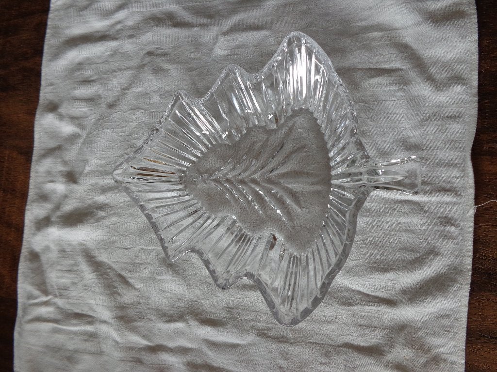 Schaaltje in de vorm van een kerstboom. Kerst. Kristal, Ophalen of Verzenden, Nieuw