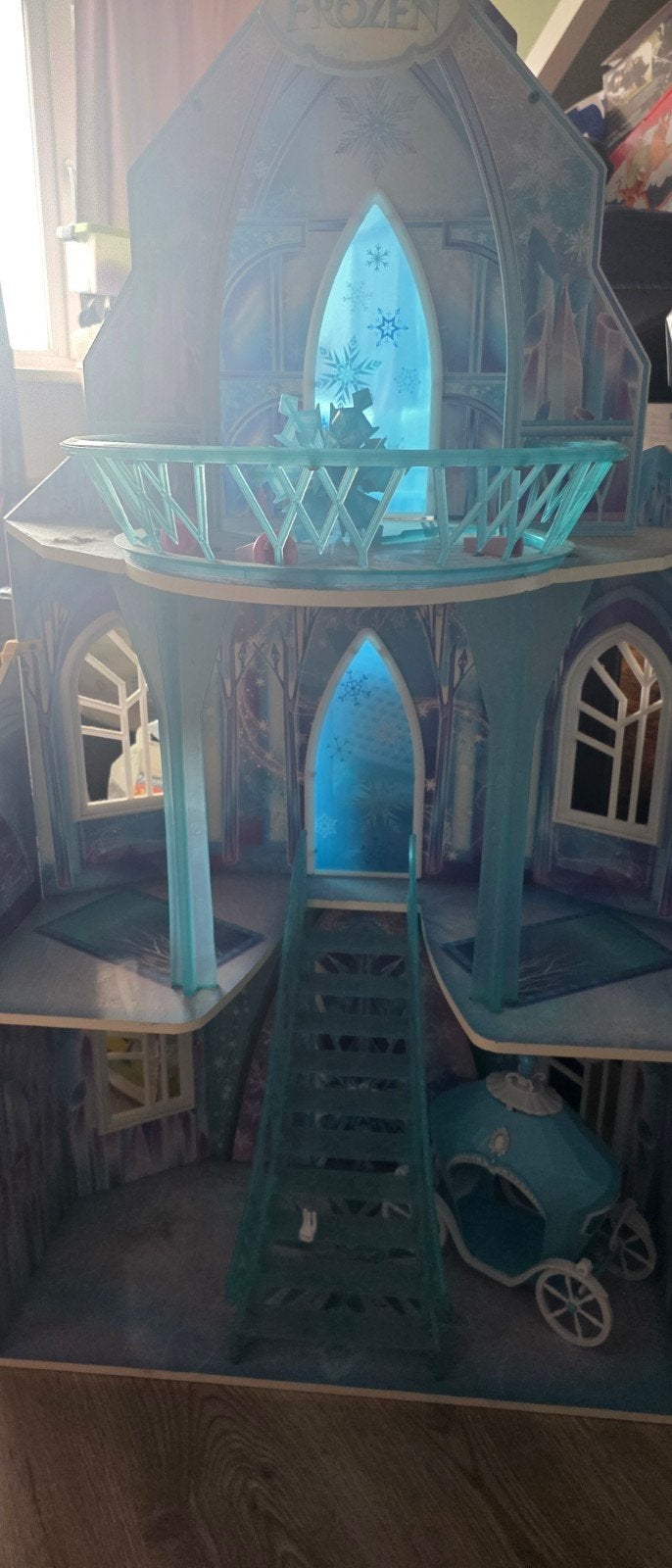 Disney Frozen IJskasteel met accessoires, Ophalen of Verzenden, Gebruikt, Meisje